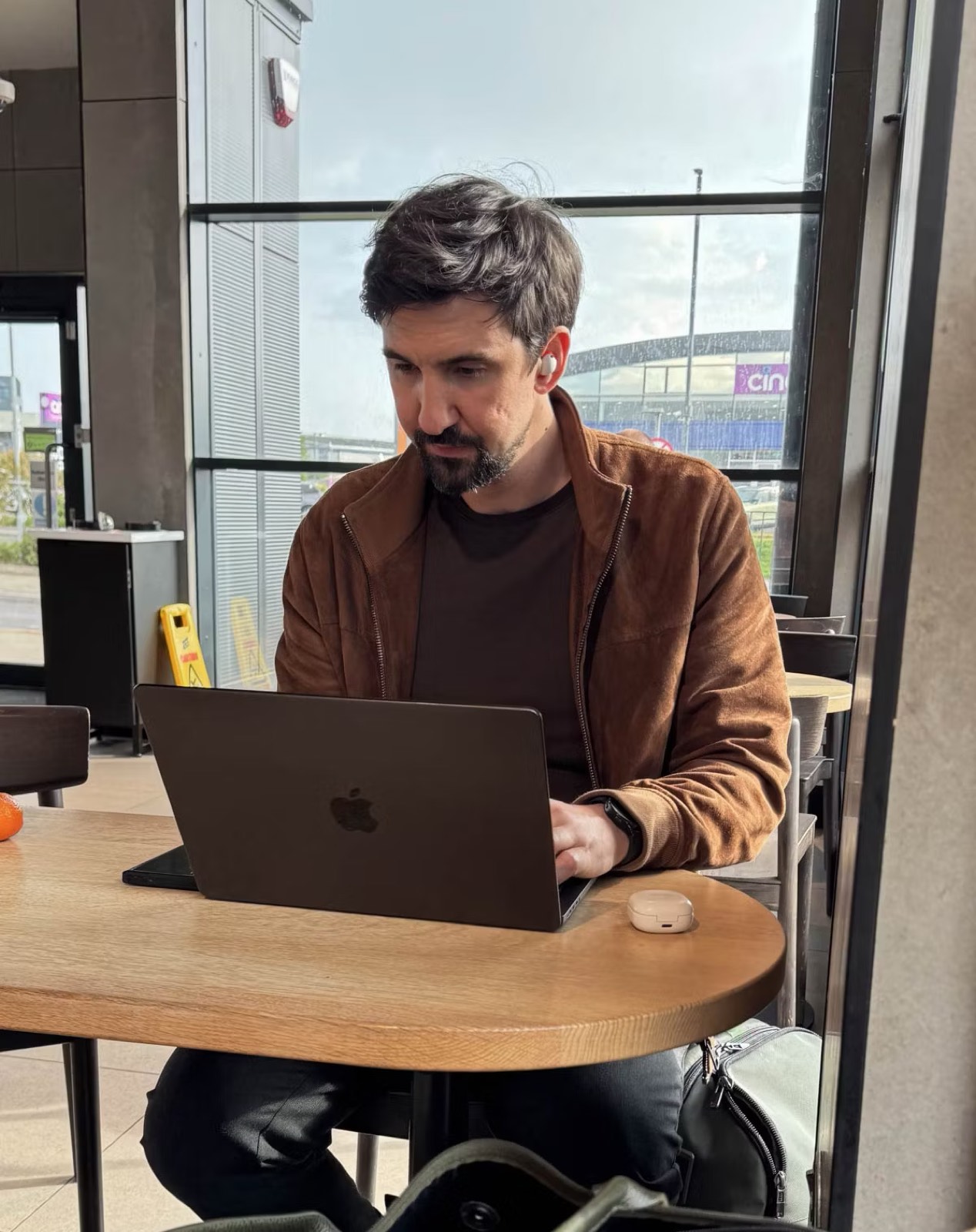 Dr Ben Miles working