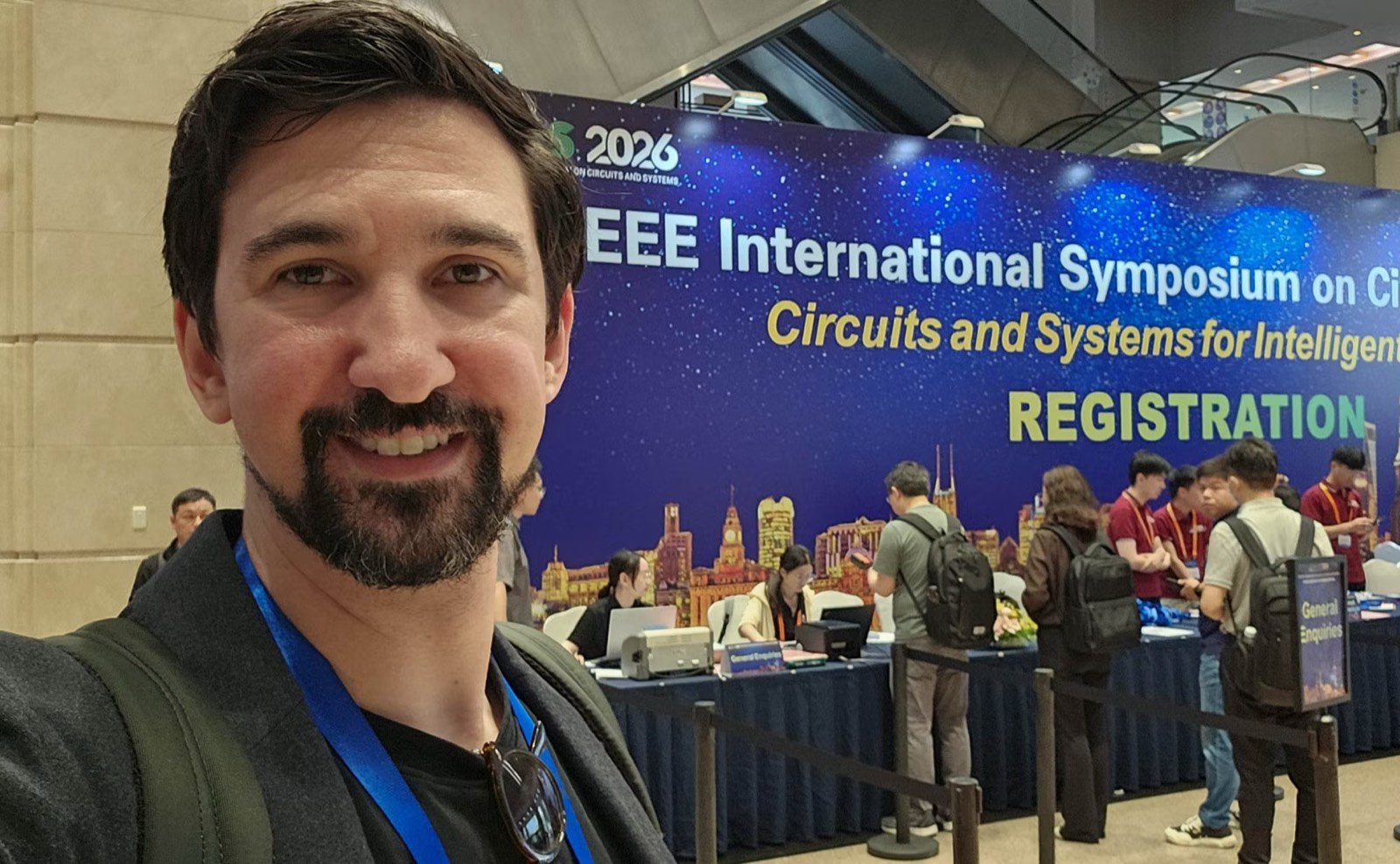 Dr Ben Miles at the IEEE Symposium in Shanghai