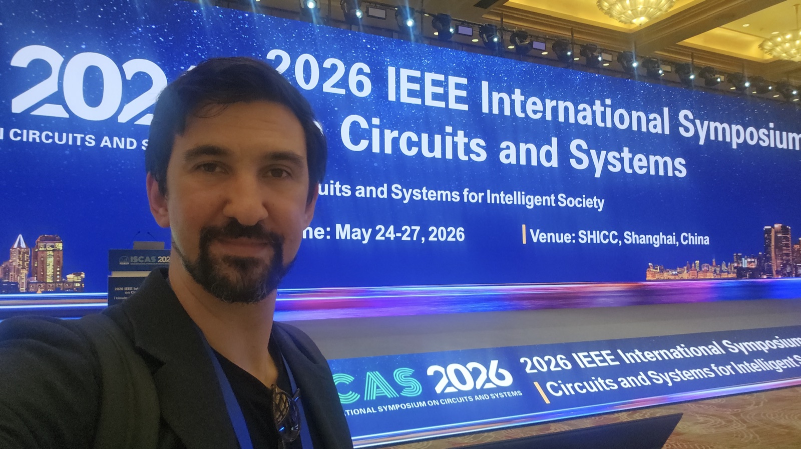 Dr Ben Miles at IEEE ISCAS 2026 in Shanghai