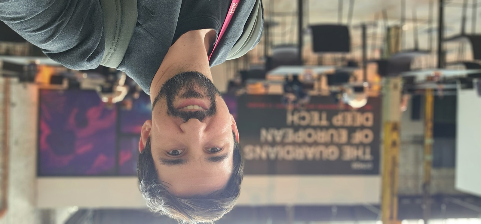 Dr Ben Miles at a deep-tech conference