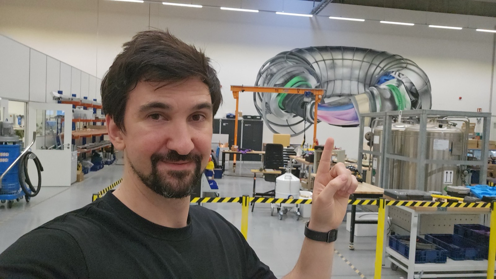 Inside the Proxima Fusion stellarator build